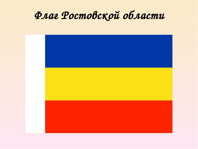 Под флагом Ростовской области